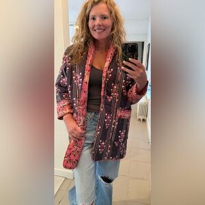 Free People Gracie May Quilted Jacket XS Kantha Style NWT $168